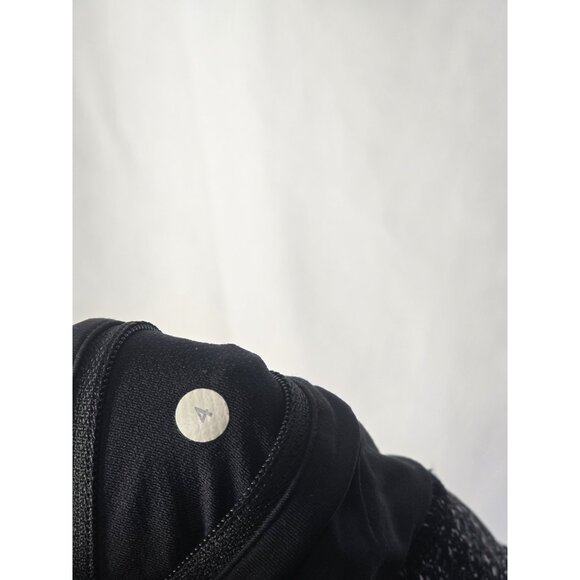 LULULEMON Run Times Short 4” WOMENS SZ 4 Mini Splatter White Black MEDIUM RISE - Picture 5 of 9